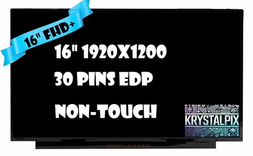 New KrystalPix LCD Display FITS- Replacement LCD for Lenovo IdeaPad Slim 5 16IRU9 Type 83FW LCD LED Screen 16