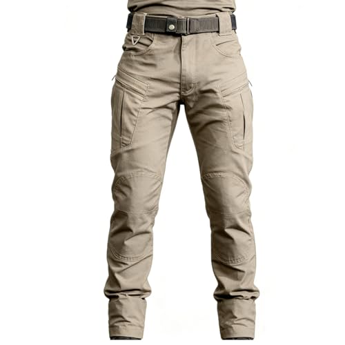Pantalones cargo para hombre, primavera, otoño, multibolsillos, tela microelástica, resistentes al desgaste, pantalones de senderismo al aire libre