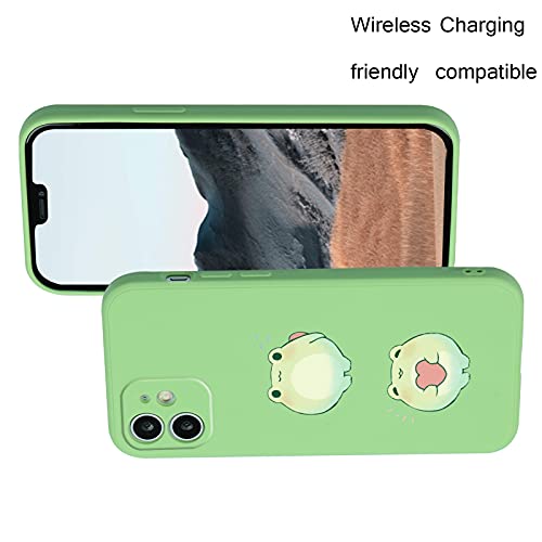 Compatible With Iphone 12 Pro, Cute Frog Love Pattern Phone Case For Iphone 12 Pro,Kawaii Iphone Case With Cool Design For Girls Women Kids With Durable Soft Slim Bumper Protective Case Cover #TOP4