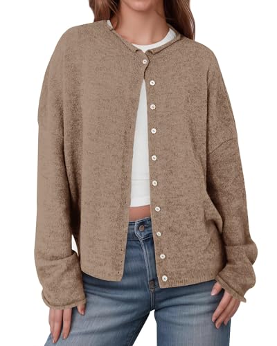 IPMQ Women's Lightweight Knit Button Cardigan Sweater (6 Colors) - image 1