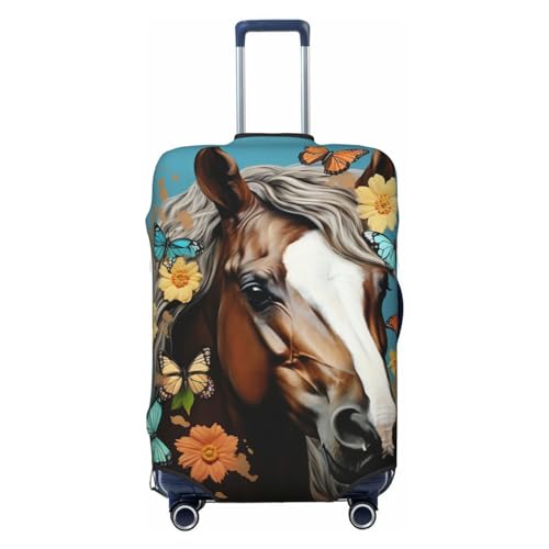 Housse de bagage anti-rayures lavable et extensible Noir XL