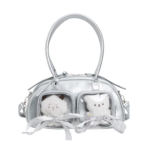 [�C���X�N] Sweet Cool Itabag Crossbody Bag Messengers Shoulder Lovely Satchel Handbag Fashion Transparent Pocket Shoulder Fashion Ha