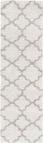 Naze Micro Fiber Fluffy Carpet, Runner for Diining Room Bedroom, Guest Room ETCv .Color-. Ivory Beige II Size 2x5 feet