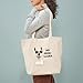 CafePress No Problem Llama Tote Bag Reusable Natural Beige Canvas Shopping Bag