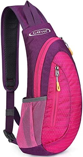 G4Free Small Sling Bag Crossbody Chest Bag Shoulder Backpack Outdoor Anti Theft