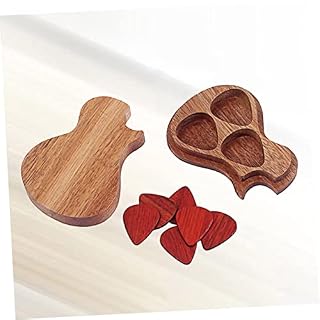 Vaguelly Cadeau Plectre Organisateur Accessoires En Bois Contenant Exquis Cadeaux Médiators Brun Portable Guitariste… - Les Beatles, Paul McCartney, John Lennon, RIngo Starr, George Harrison Vaguelly Cadeau Plectre Organisateur Accessoires En Bois Contenant Exquis Cadeaux Médiators Brun Portable Guitariste… – Image 5