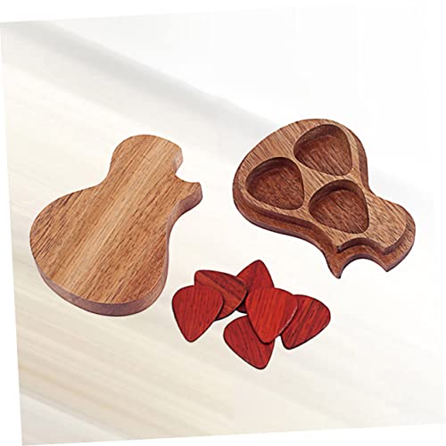 Vaguelly Cadeau Plectre Organisateur Accessoires En Bois Contenant Exquis Cadeaux Médiators Brun Portable Guitariste… - Les Beatles, Paul McCartney, John Lennon, RIngo Starr, George Harrison Vaguelly Cadeau Plectre Organisateur Accessoires En Bois Contenant Exquis Cadeaux Médiators Brun Portable Guitariste… – Image 6