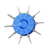 Toplionace Professionelles Messgerät für Brillenöffnungen – Präzisionswerkzeug Zur Messung Von Schraubendurchmesser und Lochgröße