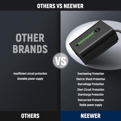 Image of NEEWER D Tap to NP-FZ100 Dummy Battery with Cable for V Mount Battery, Stable Continuous Power Supply for Sony ZV-E1 A1 A7 III A7 IV A7C II R III IV V A7S III A9 II A6600 A6700 FX3 FX30, VP-FZ100