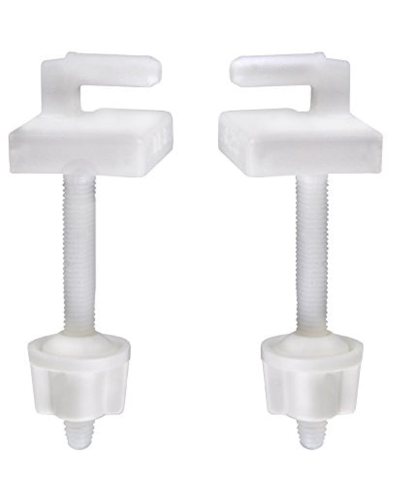 Cornat Weiß Tec364996 Toilet Seat Hinge With Mounting - Clear