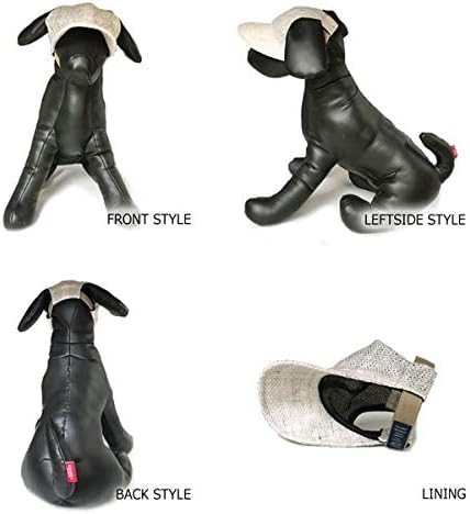 日本製 帽子 専門店 KOBEDO リネン メッシュ ドッグ キャップ おしゃれ 犬服 犬用品 ウェア 紫外線防止 夏バテ防止 日除