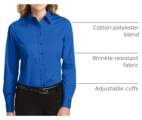 Image of Port Authority Ladies Long Sleeve Easy Care Shirt