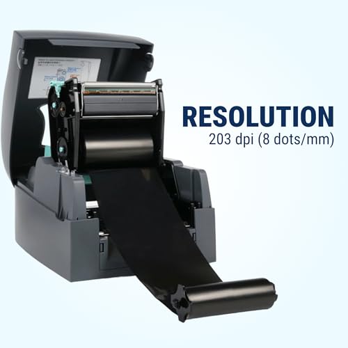 Image of McAuley Labels GoDEX G500 4 inch Thermal Label Printer - 203 DPI Dual Mode (Transfer & Direct) UPS Label & Barcode Printer for Shipping & Inventory