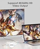 Magtame Magnetyczny adapter USB C męski na USB C, żeński, 240 W, przedłużacz adaptera typu C, transfer danych 20 Gb/s, wyjście wideo 4K do Steam Deck, ROG Ally, Switch, notebooka, komputera, tabletu,