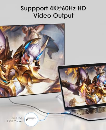 Magtame 240W magnetischer USB C Adapter 40Gbps, 1Pack gerade Typ C Adapter mit 2 Tipps, 24Pin schnelle Ladung Datenübertragung 4K 60Hz für USB 3/4 MacOS Pro/Air Laptop Tablet und Typ C Geräte