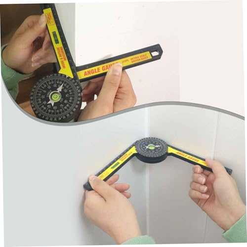 Transportador Ángulo 360° de Aluminio con Nivel de Burbuja miniatura 5