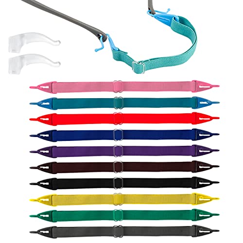 10 Pack Kids Adjustable Glasses Strap, Kids Glasses Strap Elastic Band, Kids Glasses Strap, Sports Glasses Strap