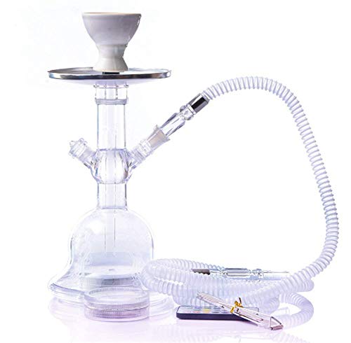 XZYP Arabische Hochwertige Shisha Set, Acryl Shisha Fertig Rauchstarter Serie Shisha Shisha,Clear