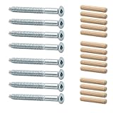 etagere expedit ikea Construction massive : étant donné que l'Expedit est plus lourd que les étagères modernes, ces pièces de connexion sont particulièrement résistantes. Les chevilles en bois ont le diamètre correct et plus grand (convient aux trous de forage Expedit) pour éviter que les étagères intermédiaires ne vacillent.