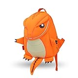 yisibo Dinosaur Backpack Kids Orange Dragon Toddler Backpack for Boys Girls Waterproof Preschool...