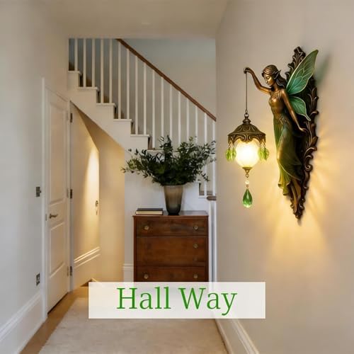 A Beautifully Designed Vintage Wall Lamp, Featuring Fairy Wings Wall Lamp, Creating a Soft and Dreamy Atmosphere, Vintage Style Bedroom Hotel Restaurant Decorative Walls - 4
