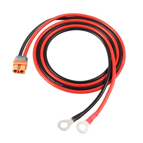 JINOARC XT60i para cabo terminal de anel O, mais de 9A, cabo de extensão 10AWG XT60i fêmea para cone