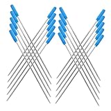 Funomocya 20 Recambios BolíGrafo Punta Fina Compatible Cross Recargas BolíGrafos Metalicos Azul Para Escritura Suave Oficina Y Escuela