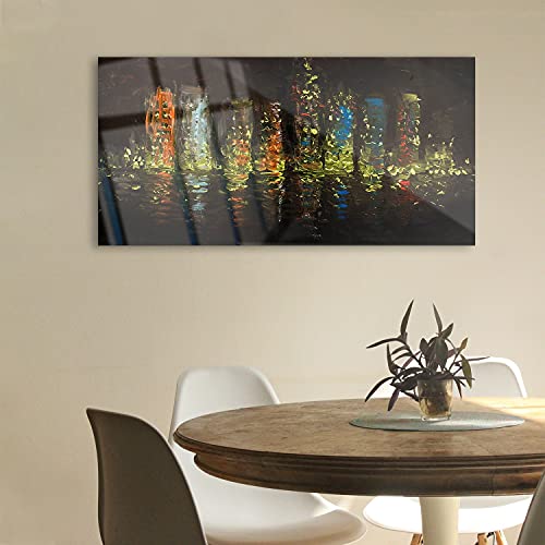 Image sur verre salon chambre tableau paysage architecture 100x50