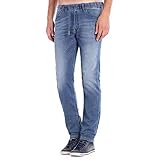 Diesel WAYKEE-NE Jeans Diesel Herren Jeans Hose WAYKEE-NE JoggJeans Mens Jeanshose 00S8W8 0607T mit Tunnelzug 0 - Sweat Jeans - W26