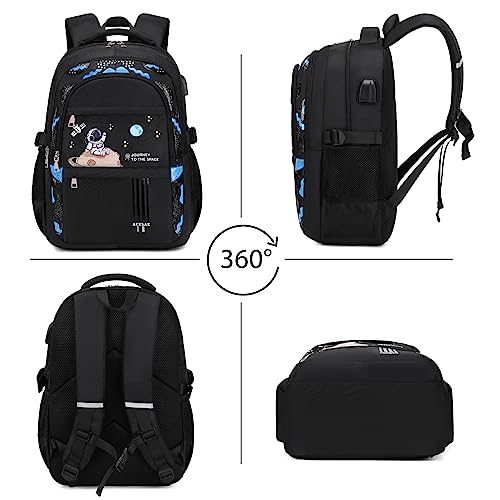Acesak Backpack For Boys - Boys Backpack School Bags For Boy Kids Children Teens Girls Elementary Middle School Bags, Waterproof Lightweight Kids Bookbag Backpacks Casual Daypack With Lunch Box Set #TOP6
