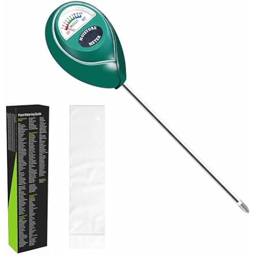 XLUX Plant Soil Moisture Meter, for Indoor and Outdoor use, Battery-Free