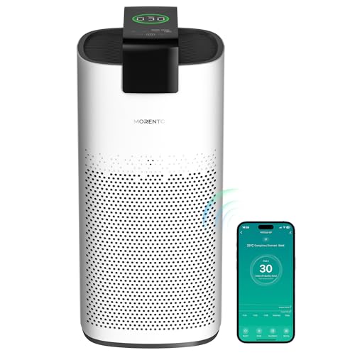 MORENTO Air Purifiers for Home Large Room Up to 2050 Ft² with PM 2.5 Air...