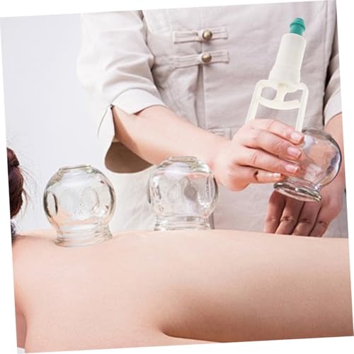 Didiseaon Kit de 2 piezas de ventosas manuales de vacío para terapia miniatura 7