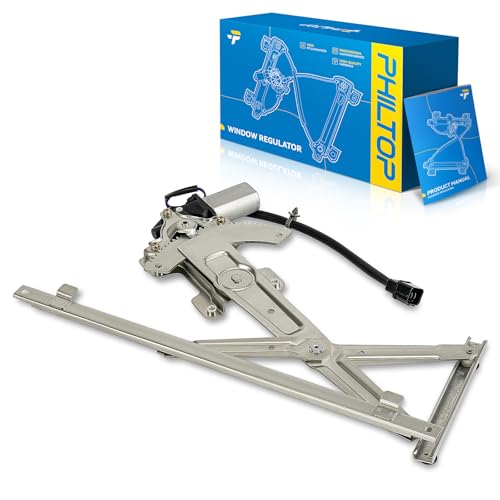 Image of PHILTOP Front Left Driver Side Power Window Regulator and Motor Assembly Compatible with 2008-2017 Mitsubishi Lancer Replaces 751-780,6 Pins