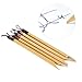 5PCS Bamboo Pens, Comic & Arabic Calligraphy Dip Pens (Bamboo Tip Set)