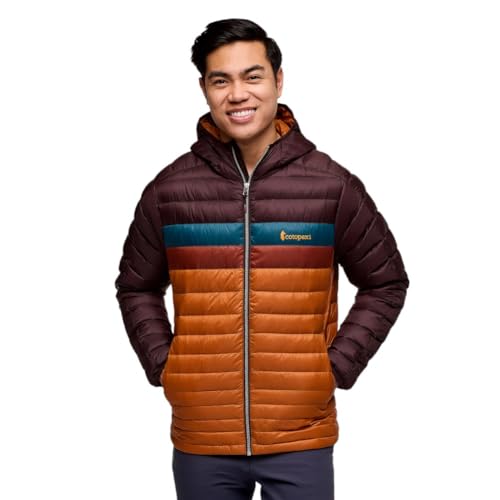 Cotopaxi Men's Fuego Down Hooded Jacket Coffee And Sienna Xxl