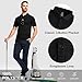 Men's 3 Packs Quick Dry Golf Polo Shirts Dry Fit Moisture Wicking Summer Workout Casual Short Sleeve Shirts，5XL，3 packs2