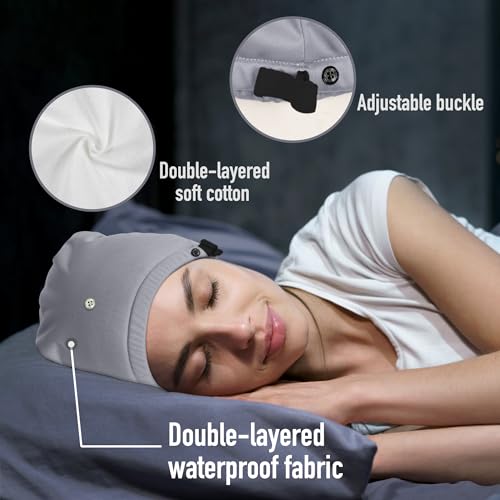 Castor Oil Pack Wrap for Head, Reusable Castor Oil Pack Wrap Organic Cotton for Women Sleeping，Casto