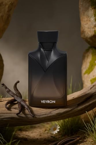 Image of Naseem VEYRON (Brown) Men's Aqua Perfume 90ml | Alcohol-Free Oriental Spicy Fragrance with Tonka Bean, Amberwood, Lavender & Mandarin | Long-Lasting Non-Alcoholic Scent