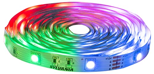 Sylvania 32ft RGB Flexible Light Strip Starter Kit, 16 Dimmable