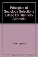 Principles of Sociology Edited By Stanislav Andreski B000FMJP6S Book Cover