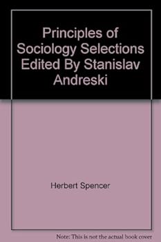 Hardcover Principles of Sociology Edited By Stanislav Andreski Book