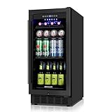 ORYMUSE 15 Inch Beverage Refrigerator