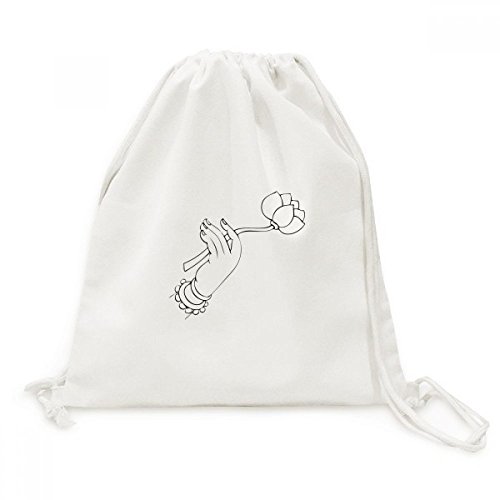 Sac à dos en toile avec cordon pour soulager les épaules lors des voyages