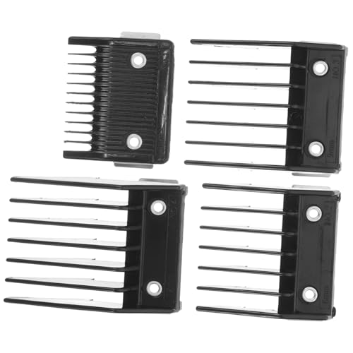 VICASKY 4Pcs Professional Hair Clipper Guards Durable Plastic Combs for Accurate Hair Trimming Includes for Home and Salon Use