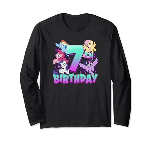 T-shirt My Little Pony manche longue pour fêter ses 7 ans en famille