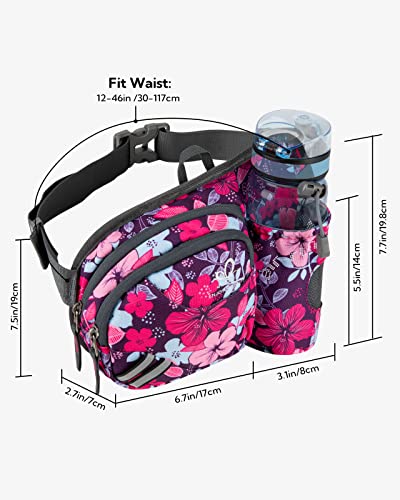 image for WATERFLY Fanny Pack Waist Bag: Waist Pack for Women Men with Water Bot