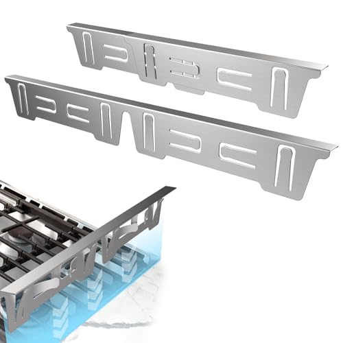 Couvre-Joints Cuisine Inox Télescopique Fixation 8 Ressorts