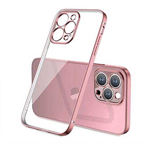 Coque antichoc en silicone transparent pour iPhone 12 13 Pro Max