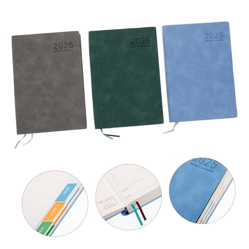 Carnet de notes rigide en PU robuste de qualité supérieure pour planification quotidienne